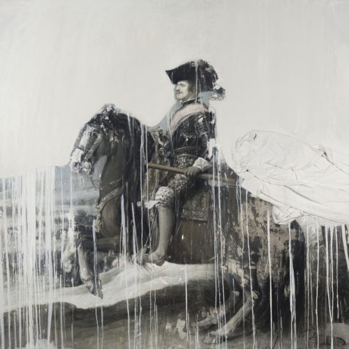 El Rey Planeta, Homenaje a Velázquez: Felipe IV, a caballo | 2017. 200 x 210 cms